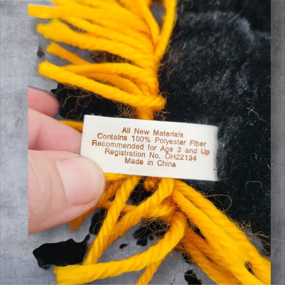 Vintage Mardi Gras Zulu-Style Plush Doll by Plush Appeal New Orleans 9" Beads - Picture 9 of 11